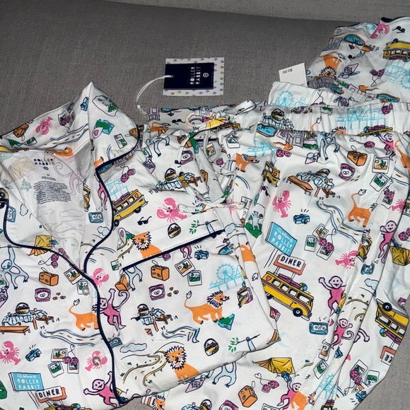 ROLLER RABBIT x target Pajamas adult - BNWT - Picture 2 of 5